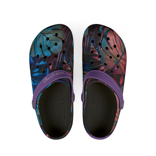 Midnight Sea Foam Clogs