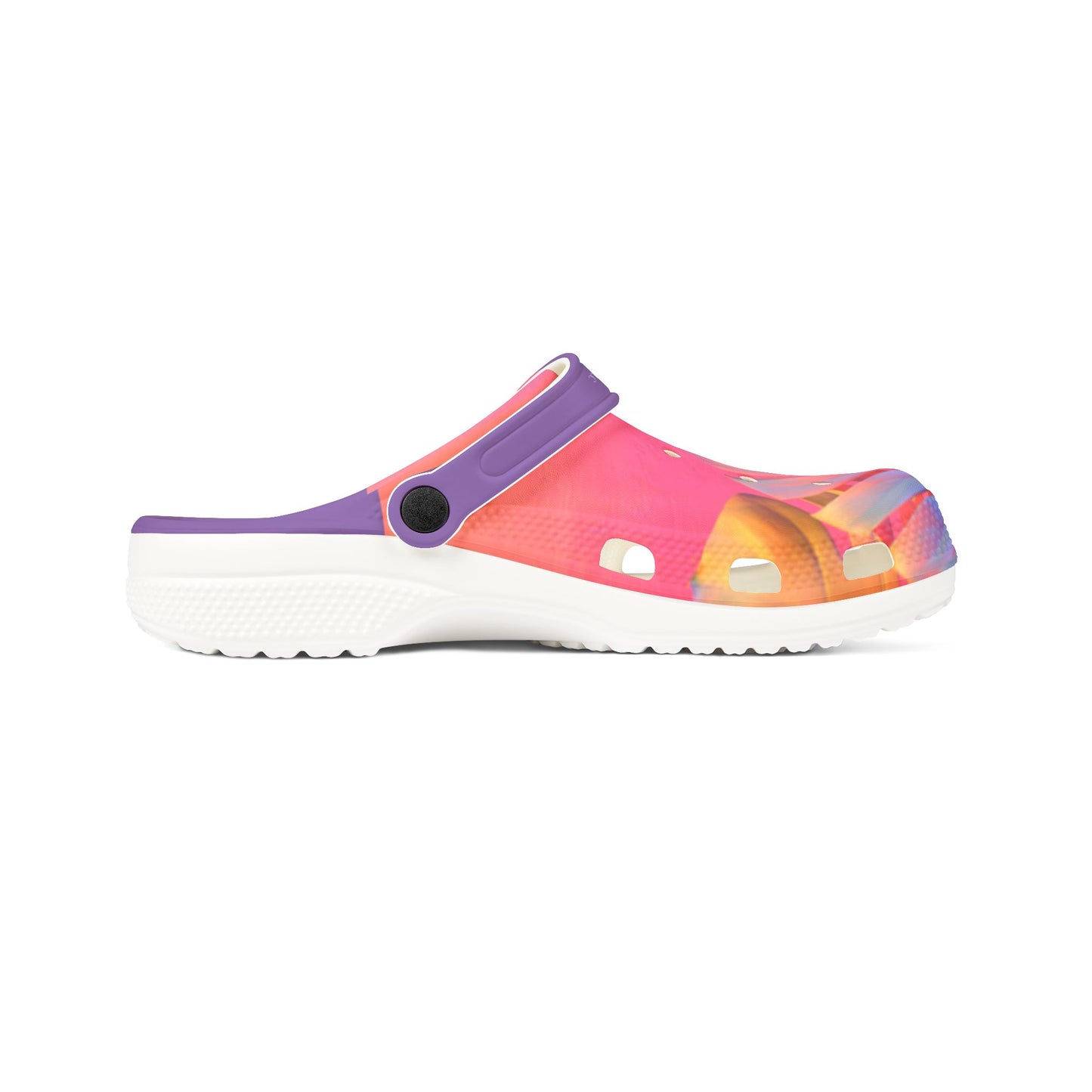 Pink Tropical Foam Clogs